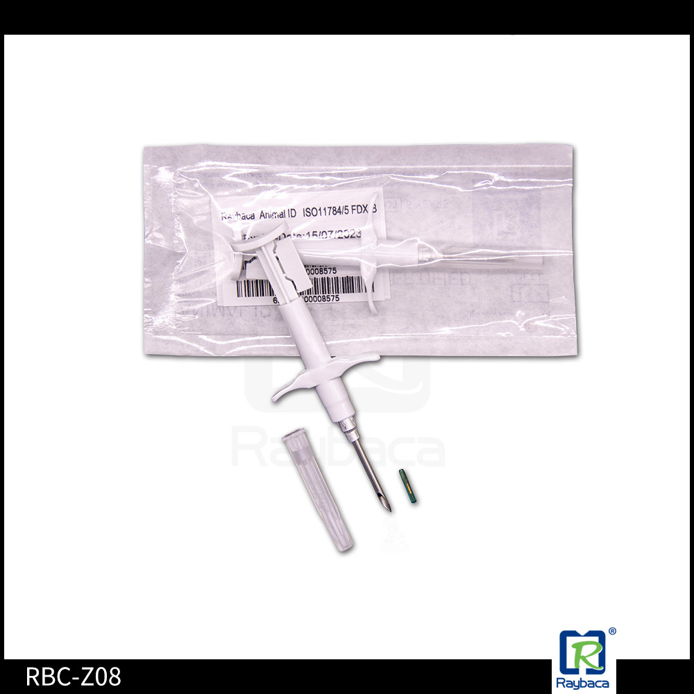 ICAR Approved Microchip Syringe 134.2KHz EO Disinfection Chip 2.12 X 12mm For Wild Ferrets