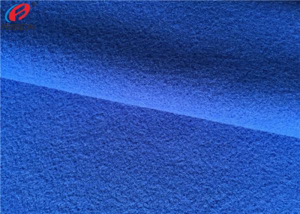 Polyester Tricot Knitt Fabric Sports Wear Clinquant Flannelette Fabric For