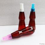 China Plastic Conical Mini Mist Spray Bottle 100ml 3OZ S Shape Thin Waist for sale