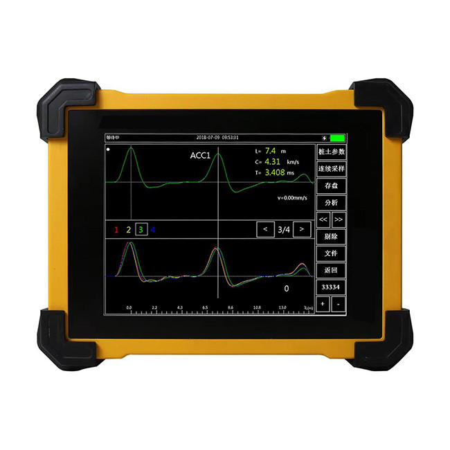 Non Destructive Pile Integrity Test Equipment Low Strain PIT Tester