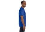 Cotton / Polyester Blue Casual T - Shirts Slim Fit / Mens Apparel / Women's Tops