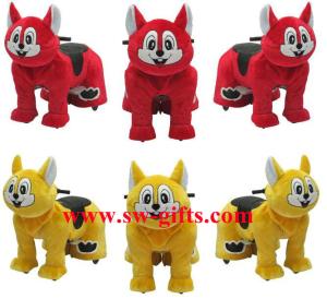 Wholesale Walking animal electric plush battery toy to ride ride on horse High Quality from china suppliers