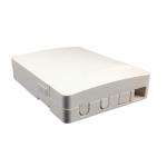 4 Port PC+ABS Mini Fibre Optic Termination Box Plastic Box Fiber Termination