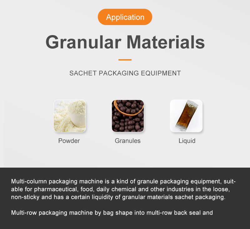 Automatic Multilane 4 Side Seal Sachet Protein Powder Packaging Filling Machine Pouch Colagen Powder Machine