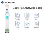 Eletronic Balance Body Composition Analyzer Machine , White Medical Body
