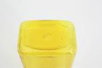 Yellow Cuboid Plastic 250ml 24mm Hand Sanitizer Gel Bottle