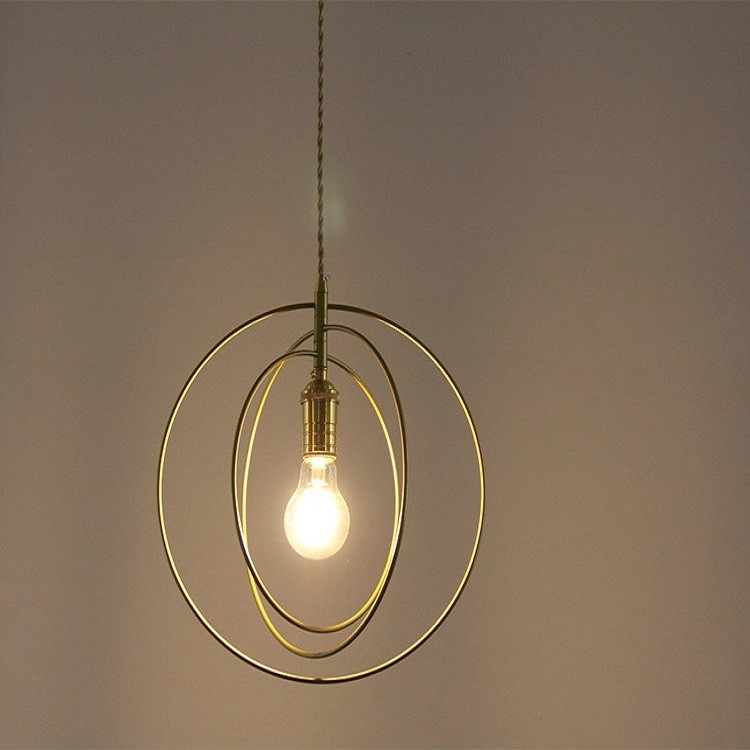 D30cm Round Metal Modern Pendant Light Home Decoration