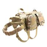 56cm Adjustable Dog Harness K9 Tactical Gear Defender Harness