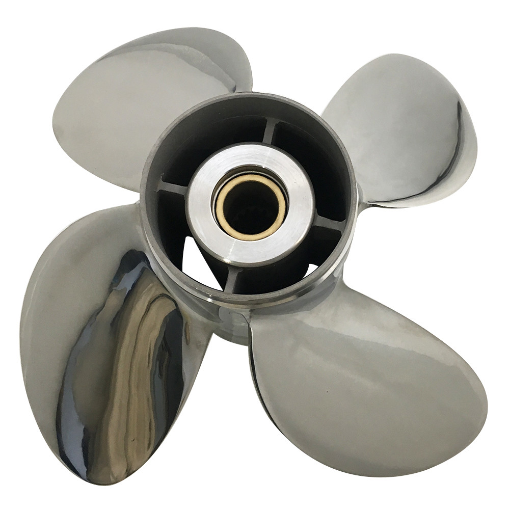 X19 Stainless Steel Outboard Motor Propellers , 110hp Outboard Propeller