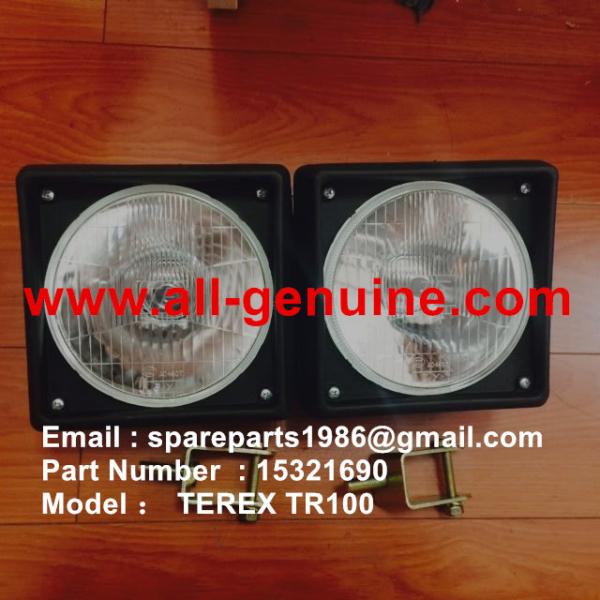 TEREX 15321690 NHL SANY DUMP TRUCK LAMP MT3600 3305G 3303 3307 3304 TR35 TR50