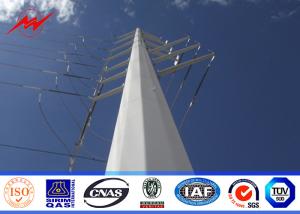 Wholesale Single Circuit 69kv Galvanized Steel Commercial Light Poles 200mm Length Bitumen from china suppliers
