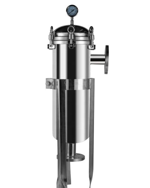 304 Stainless Steel Bag Filter Housing Ideal for Solid-Liquid Separation in