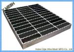 Hot Dipped Galvanized Steel Grating Serrated Welded For Platforms 25 X 3.0 Mm