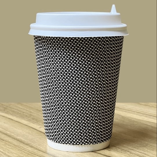 PE Coated Insulation Double Wall Paper Cups For Hot & Cold Beverages