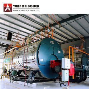 Wholesale Horizontal Low Pressure Fire Tube Three Pass 2 Ton Diesel Oil Fired Steam Boiler from china suppliers