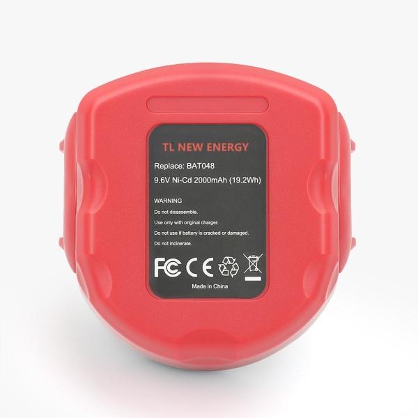 Power Tool Battery 9.6V 2500mAh for Boschbat048, Bat100, Bat119, 2607 335 540,