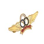 Zinc Alloy Embossed Military Metal Badges Shiny Matt Antique Finishing
