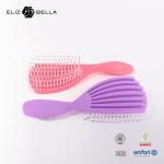 Eco-Friendly Manufacturer Airbag Comb Set Plastic Handle Massage Wooden Paddle