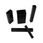 ASTM 7mm Black Metal Square Tubing S235JR 2 Inch Black Steel Pipe