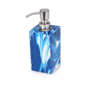Wholesale hotel sea blue series resin shampoo dispenser for 5-star hotel bathroom accessories from china suppliers