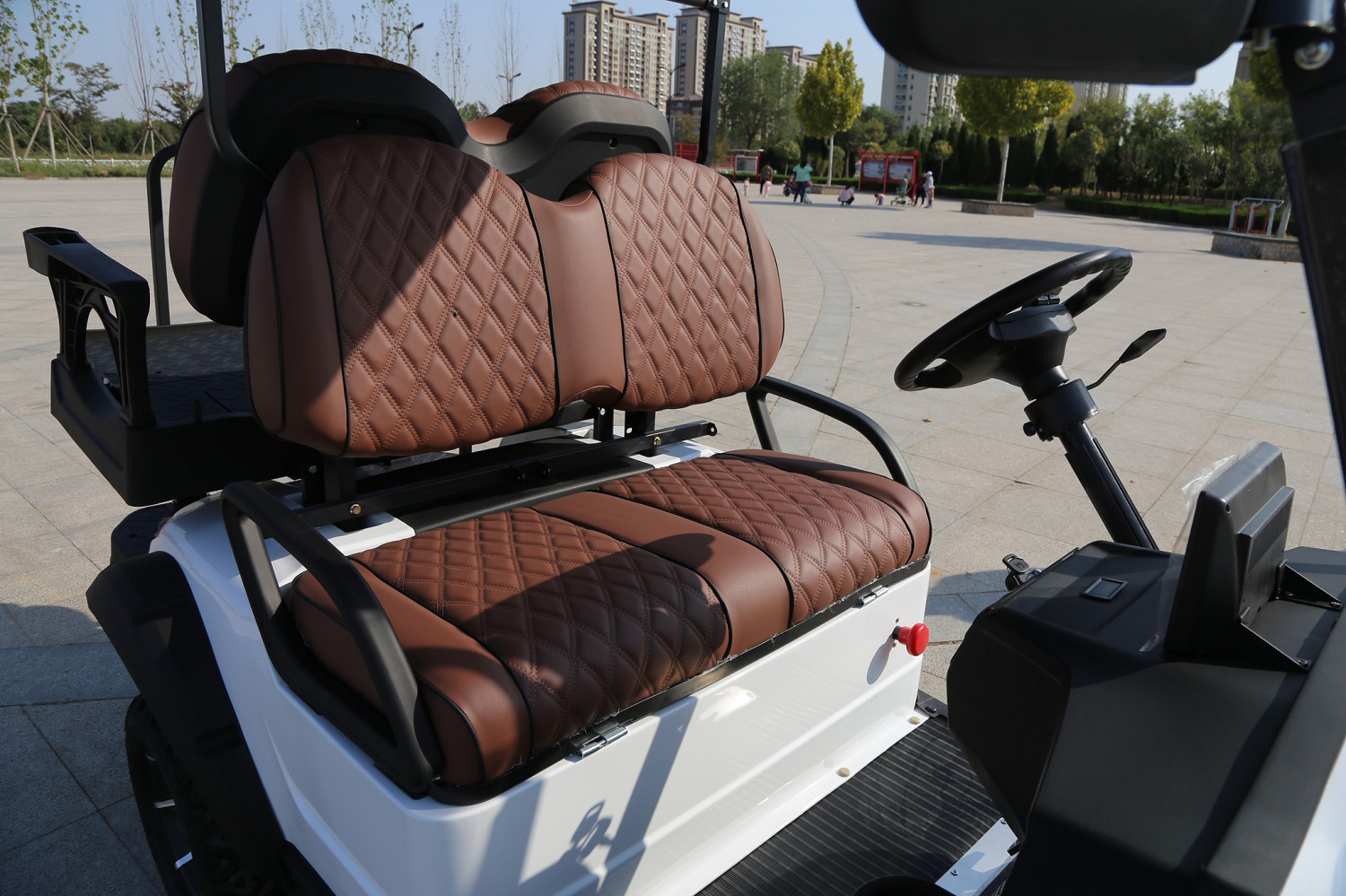 Lithium Battery Utility Vehicle Golf Cart 4Seater Luxury Electric Motor Hunting Golf Buggy Car