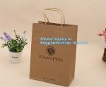 Brown kraft paper shoppinFood grade printed bakery brown greaseproof kraft paper