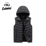 Zipped Plus Size Bubble Vest Quilted Outdoor Waistcoat Vest With Pocket