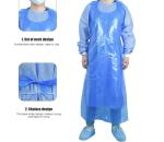 High quality blue disposable surgical plastic apron for hospital