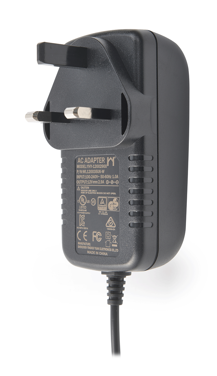 35w 12v 2.9a Wall Mount Ac Dc Power Adapters For Electronic Products