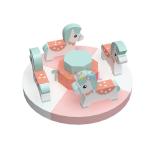 Electric Merry Go Round Play Set 100kg - 500kg Capacity Inflatable Soft Play