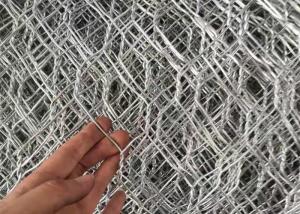 Wholesale OEM 100×120mm Hot Dipped Galvanized Gabion Box Weaving Mesh Bunnings from china suppliers