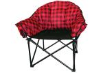 600D Polyester Folding Padded Moon Chair Indoor 62x63x96cm