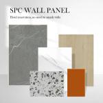 SPC Wall Panel Marble Sheet Bathroom Shower Waterproof And Flame-Retardant Board