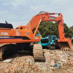 Korea Doosan DH420-7 Used Excavator Equipment Tracked 42 Ton