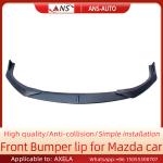 Painted Black Front Bumper Lip Splitter , Scratch Resistant Universal Bumper Lip