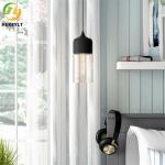 40 Watt Clear Glass Modern Pendant Light For Indoor Decoration