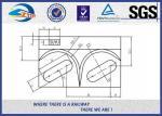 Railroad Fsatener Crane Rail Clamp / KPO3, KPO6, KPO9 Type Rail Clip / Crane