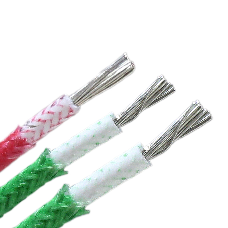 2.45mm Fiberglass Braid Silicone Rubber Insulation Wire