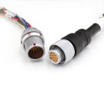 M16 12 Pin Waterproof Aviation Plug Socket Connector 6A Rated current