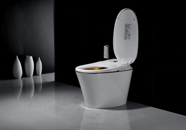 Integrated Electric Bathroom Smart Toilet With Self Closing Intelligent Toilet