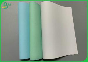 China Duplex blank 80g Carbonless Copy Paper A4 Stylus Printing White / Red / Blue on sale
