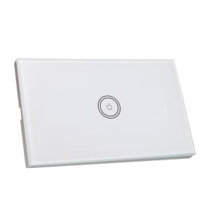 Wholesale 1 gang US touch wifi smart wall light switch from china suppliers