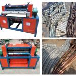 Aluminum Radiator Stripping Machine / Automatic Car AC Condenser Radiator