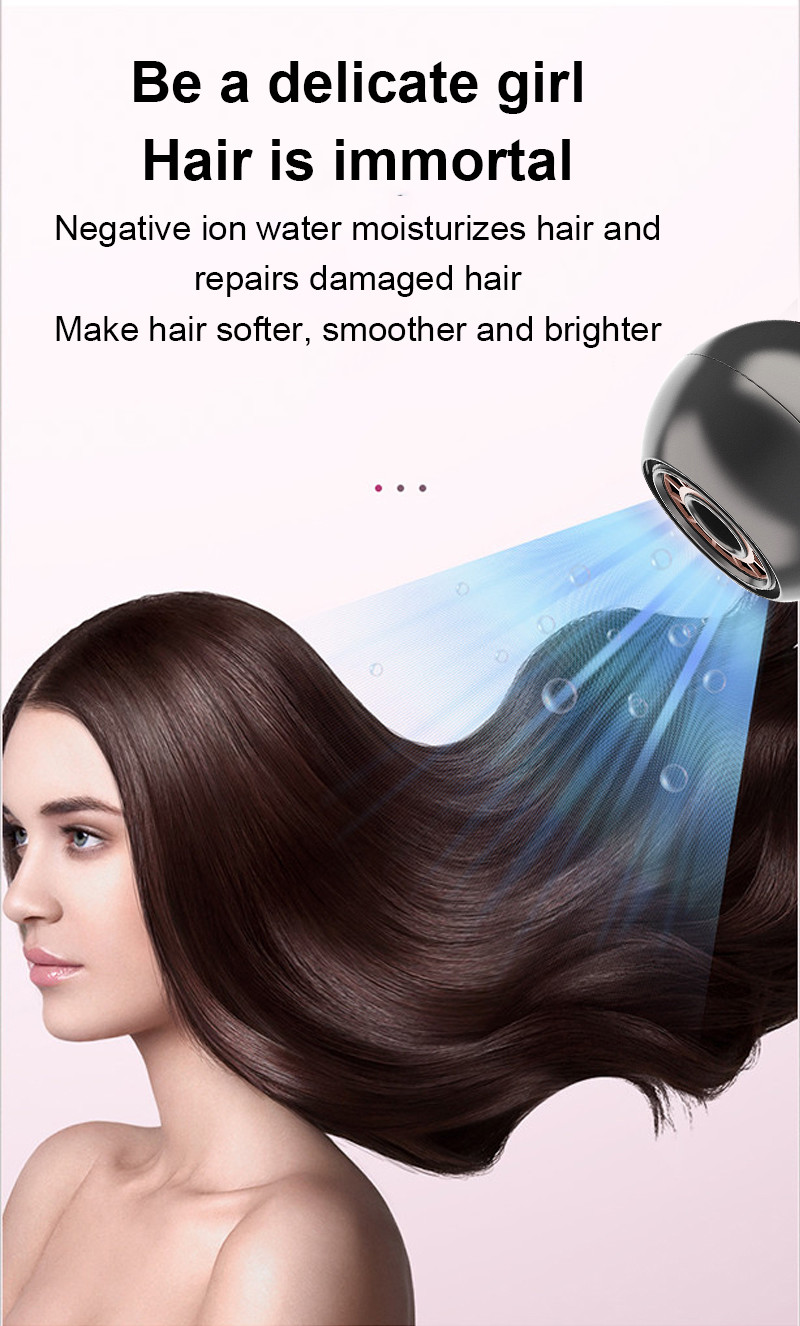 370g Mini 220V Portable Salon Hair Dryer For Home Use