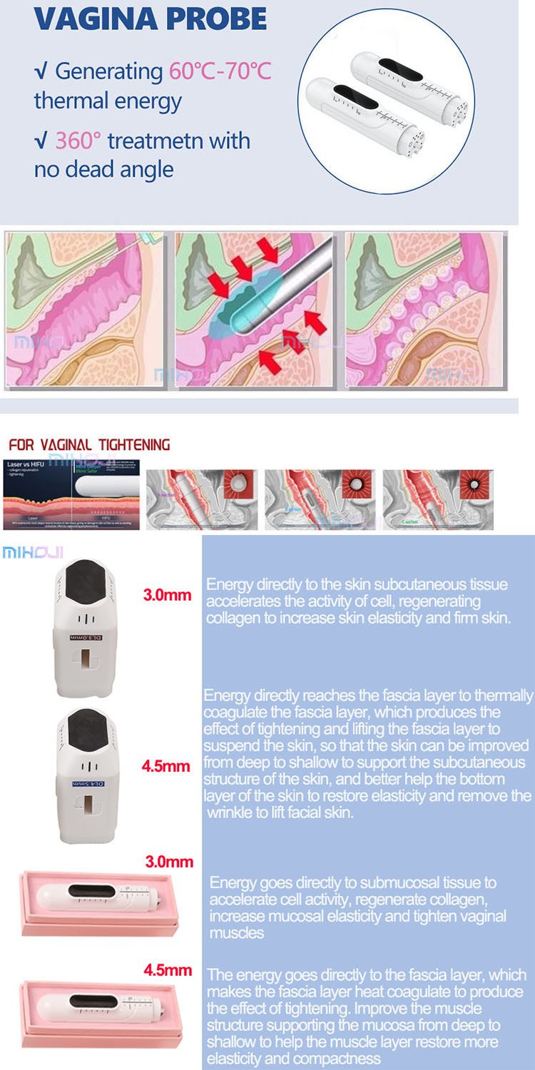Ultrasound Hifu Facial Machine 4D Portable Skin Tightening for Beauty Salon