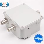 Dual Combiner 698-960/1920-2170 MHz N-Female 4.3-10 Female Diplexer Combiner Red