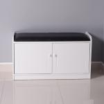 Living Room 90cm width Retro Sponge Pad Entryway Shoe Bench