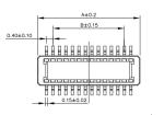 Male High Speed Board To Board Pcb Connectors 0.4mm Pitch Height 1.5mm