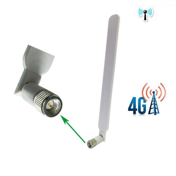 White 698-2700Mhz 5dBi 6dbi 10Dbi TPE Rubber High gain Antenna With SMA male
