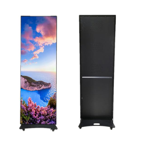 SGS Freestanding 210W/Sqm Led Poster Screen 1R1B1G HDMI Mirror Led Display
